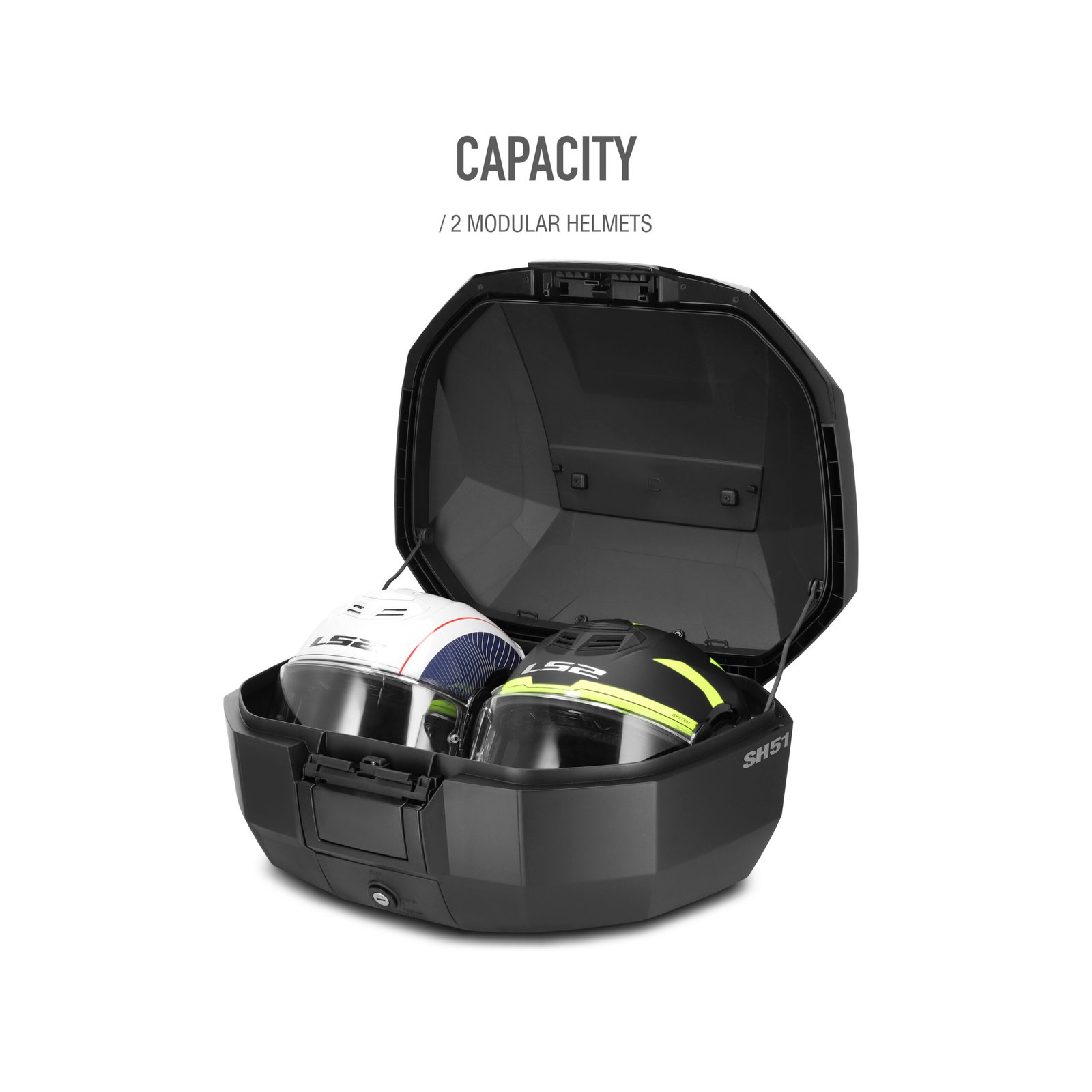 TOP CASE SH51 ALUMINIO - Imagen 2